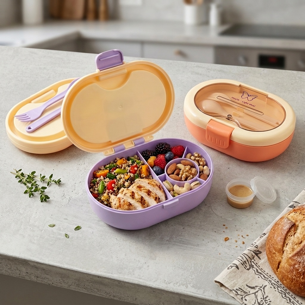 Lekvrije plastic bento lunchbo - Meal Prep Or Prep Meal recensie en prijs