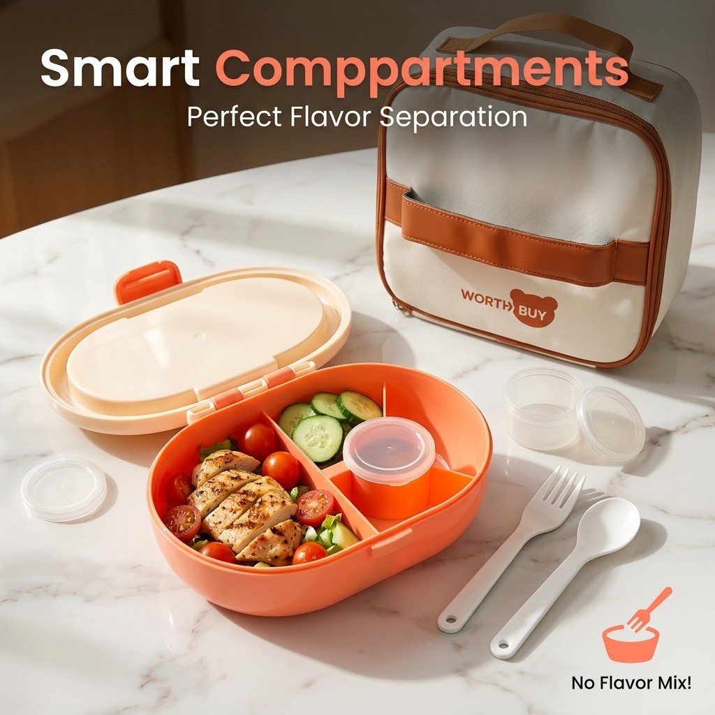 Lekvrije plastic bento lunchbo - Meal Prep Or Prep Meal recensie en prijs