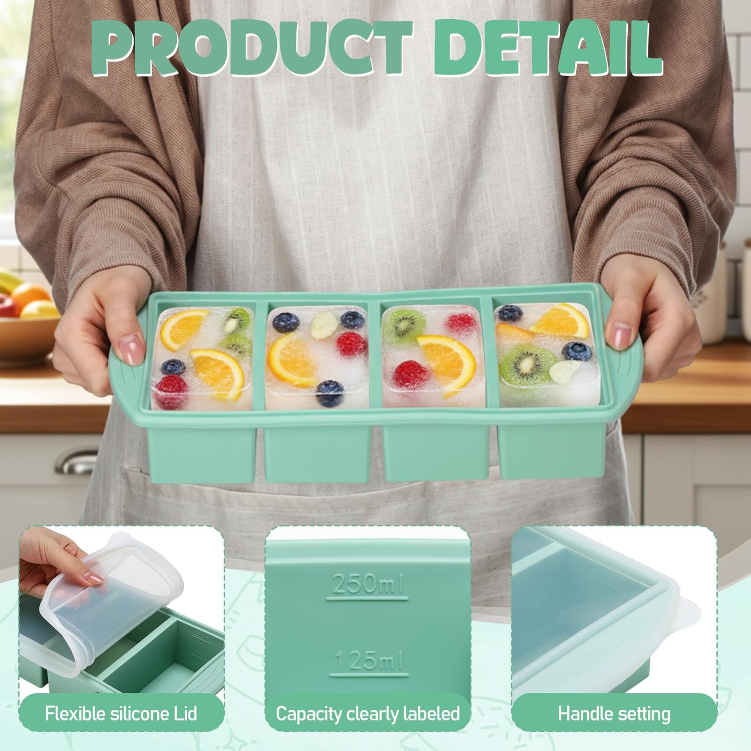 Silicone vriesbak met deksel,  - Meal Prep Template recensie en prijs