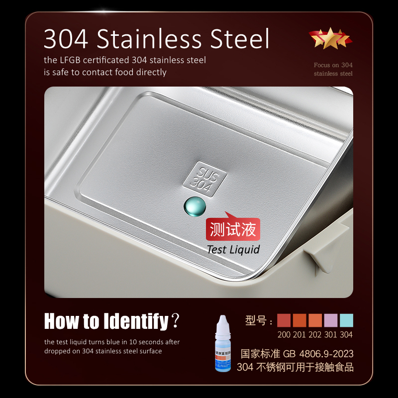 304 roestvrij staal 2-laags Be - Meal Prep Bowl recensie en prijs