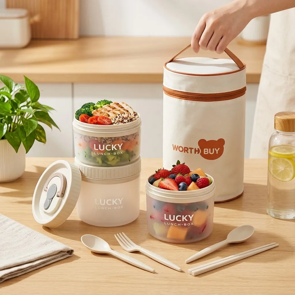 Plastic Bento Box, geschikt vo - Meal Prep Or Prep Meal recensie en prijs