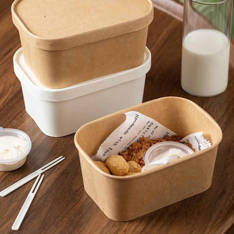 10 stuks vierkante wegwerp lun - Meal Prep Bowl recensie en prijs