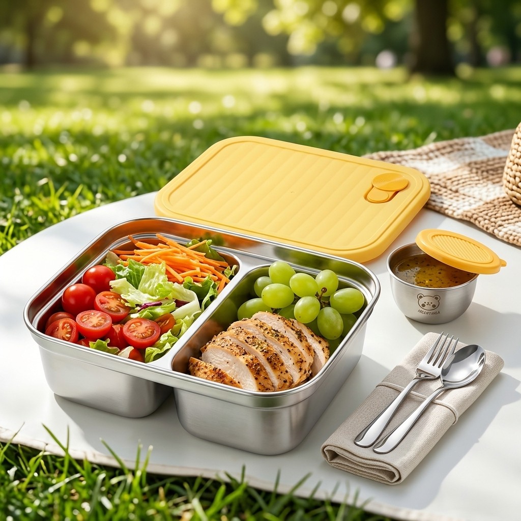 304 roestvrijstalen lunchconta - Meal Prep Bowl recensie en prijs